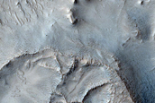 Ridges North of Antoniadi Crater