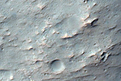 Curved Channel North of Hellas Planitia
