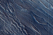 Active North Polar Layered Deposits Scarp Avalanche Monitoring Site