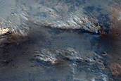 Large Central Peak of Impact Crater
