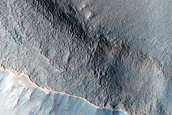 Features around Crater in Arabia Terra