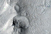 Possible Vent in Young Lava Flows in Elysium Region