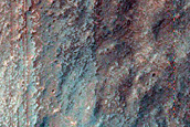 Streamlined Forms Northeast of Hellas Planitia