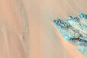 Steep Slopes and Dunes in Coprates Chasma