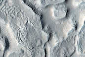 Features around Crater in Arabia Terra