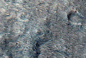 Possible Fan in Sagan Crater