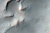 Contact near Huygens Crater