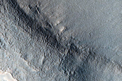 Features around Crater in Arabia Terra