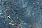 Crater East of Huygens Crater