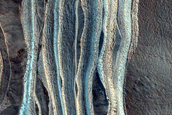 Active North Polar Layered Deposits Scarp Avalanche Monitoring