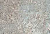 Layered Outcrops South of Ius Chasma Seen in MOC Image S06-01260