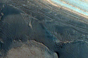 Active North Polar Layered Deposits Scarp Avalanche Sand Monitoring
