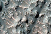 Crater Floor Bedrock in Northern Terra Cimmeria