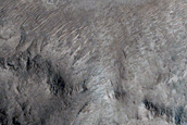Valley Incision in Crater