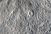 Monitoring Large Icy Crater