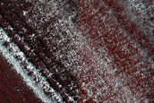 Exposure of North Polar Layered Deposits