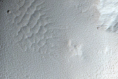 Crater in Tharsis Region