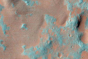 Small Dune Field in Crater