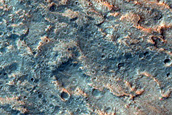 Possible Chloride Deposits South of Chamba Crater