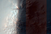 Hillslope Morphologies in Roddy Crater