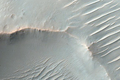 Channels in Huygens Crater