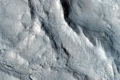 Rumpled Deposits on Crater Fill