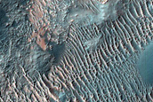 Intracrater Dune Change East of Proctor Crater
