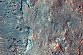 Possible Chlorides Exposed in Wall of Coogoon Valles
