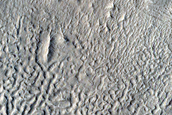 Irregular Terrain and Glacier-Like Form in Arabia Terra