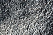 Possible Tongue-Shaped Glacier in a Crater in Promethei Terra