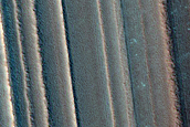 Exposure of North Polar Layered Deposits