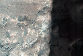 Light-Toned Exposures on Floor of Coprates Chasma