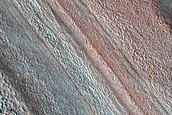Exposure of North Polar Layered Deposits