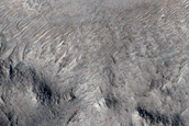 Valley Incision in Crater