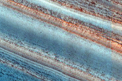 Exposure of North Polar Layered Deposits