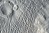 Low Albedo Glacier Tongue in Arabia Terra