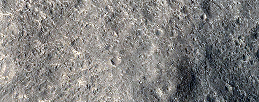 Pie-Like Feature in Amenthes Cavi