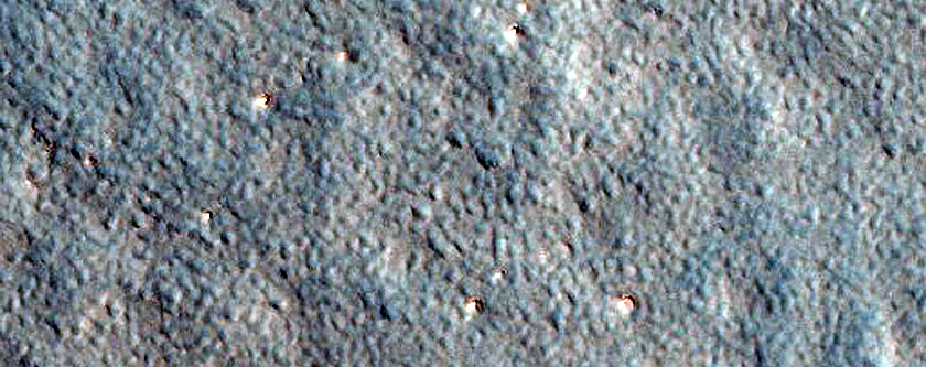 Terrain Northeast of Lyot Crater