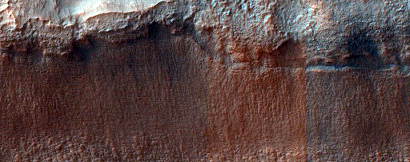 Thin Layers near Mariner Crater