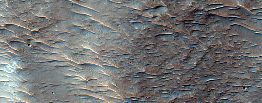 Channel North of Hellas Planitia