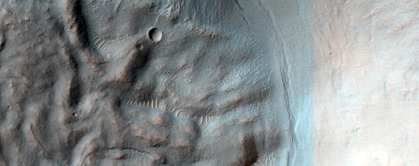 Unusual Crater Texture