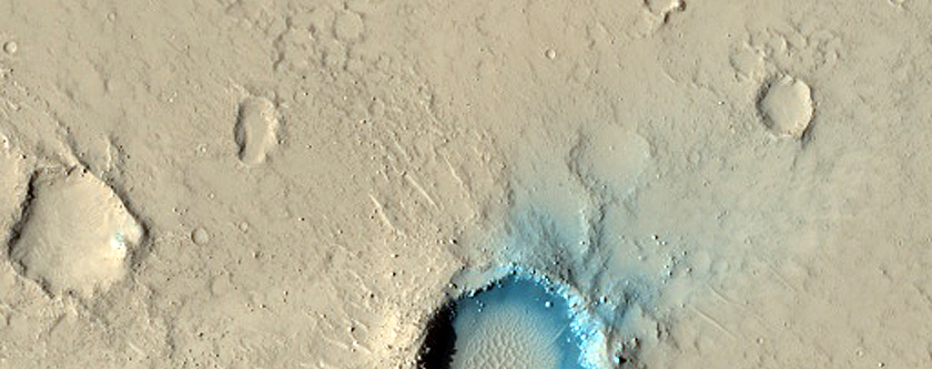 Young Elysium Mons Lava Flows