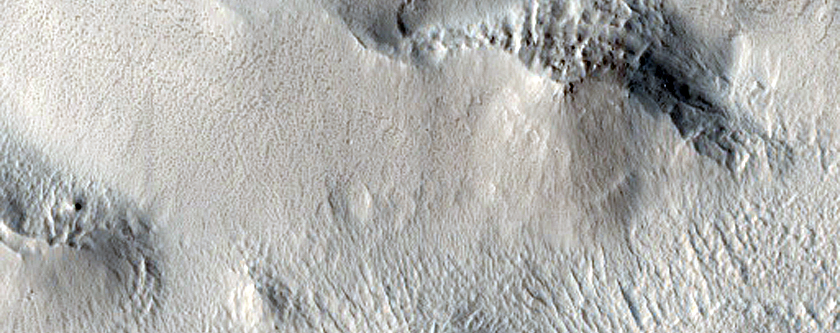 Terrain Sample around Crater in Arabia Terra