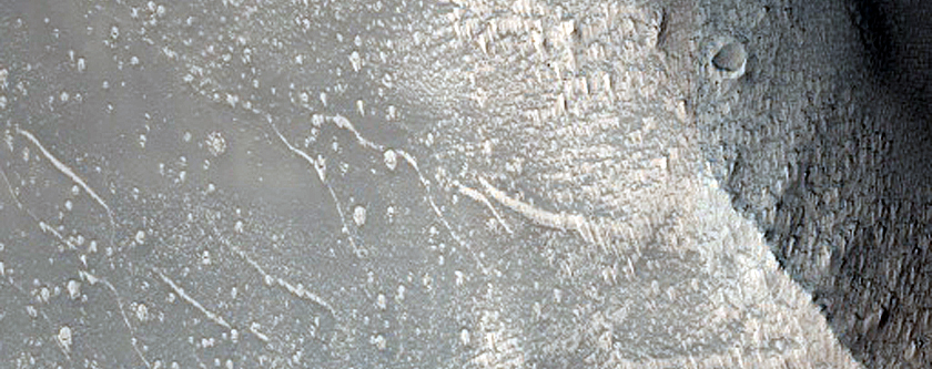 Fracture near Double Crater