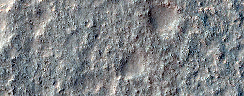 Terrain South of Molesworth Crater