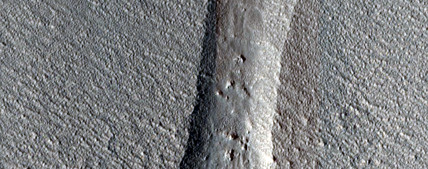 Morphologically Fresh Incision in Potentially Ice-Rich Mantling Deposit