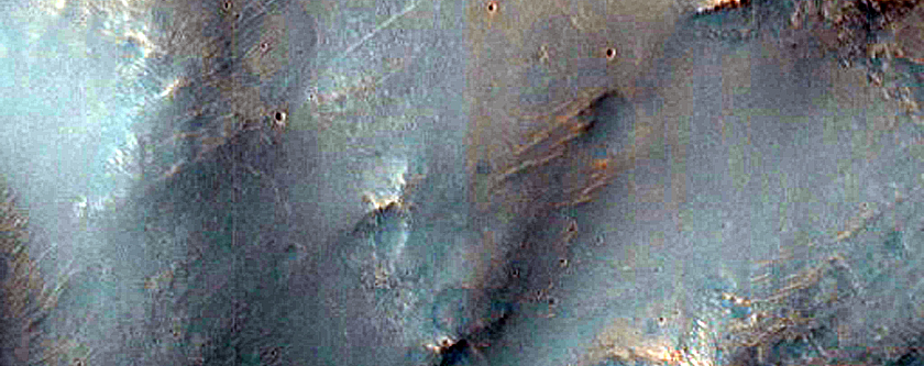 Hillslope Morphologies in Crater