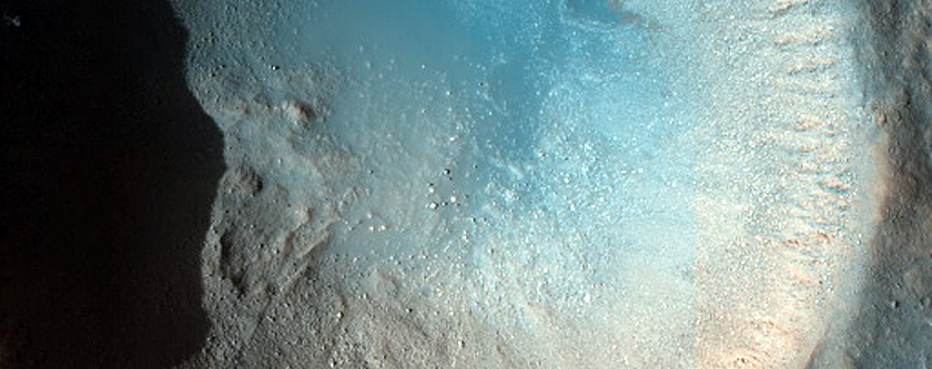 Recent 1-Kilometer Crater
