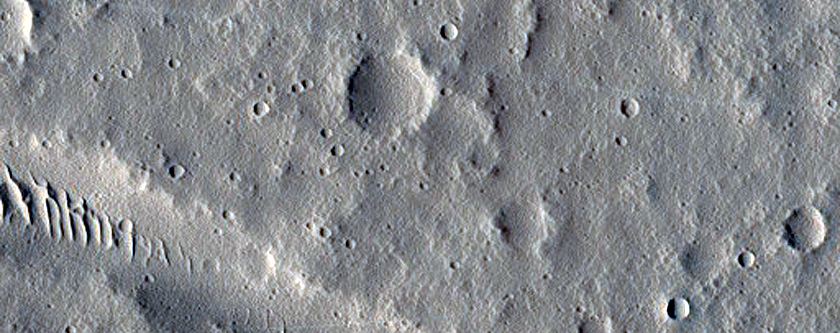 Candidate Recent Impact Site