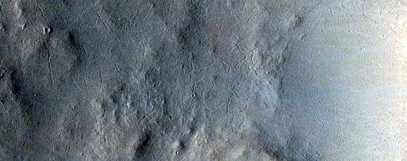 Terrain Northeast of Indus Vallis